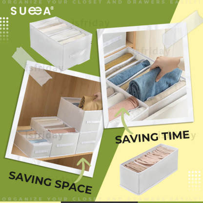Sueea® Upgraded Clothes Organizer With Dividers