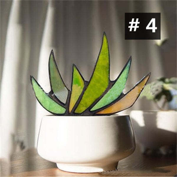 (Mother's Day Flash Sale-50% OFF)Suncatcher Stained Agave Plante