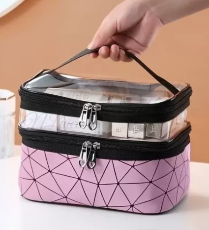 🔥 🔥Double-layer Cosmetic Bag