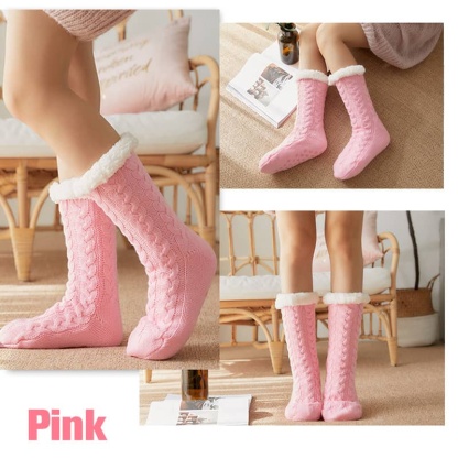 Autumn-winter Plus Velvet Warm Non-slip Socks