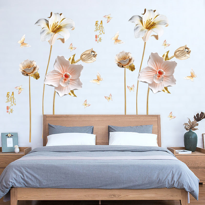 Flower Wall Sticker Wallpaper