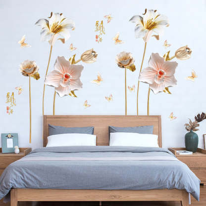 Flower Wall Sticker Wallpaper