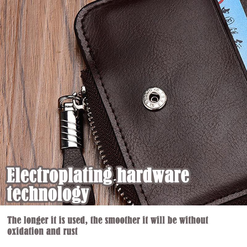 Double Zipper Multifunction Card Holder