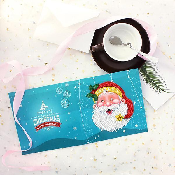 Christmas Card Diamond Picture ( 1 Set )