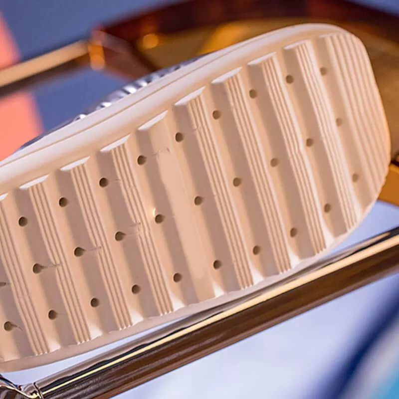 New Style Down Fabric Thick-Soled Warm Slippers