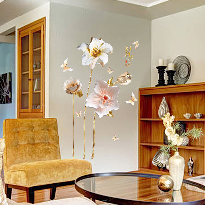 Flower Wall Sticker Wallpaper