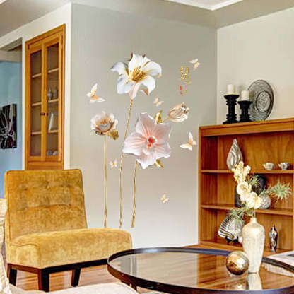 Flower Wall Sticker Wallpaper