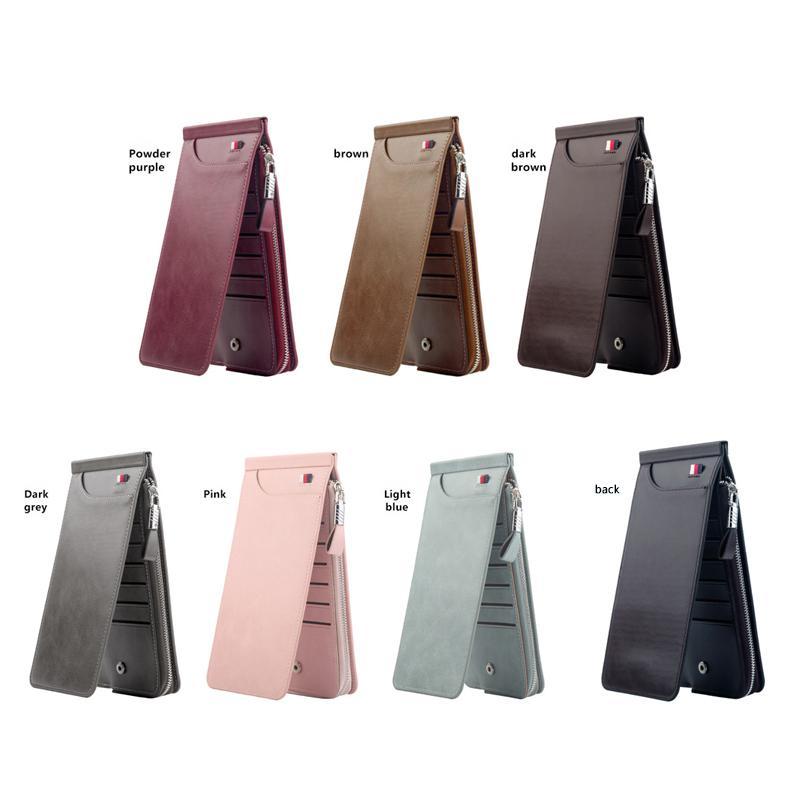 Double Zipper Multifunction Card Holder