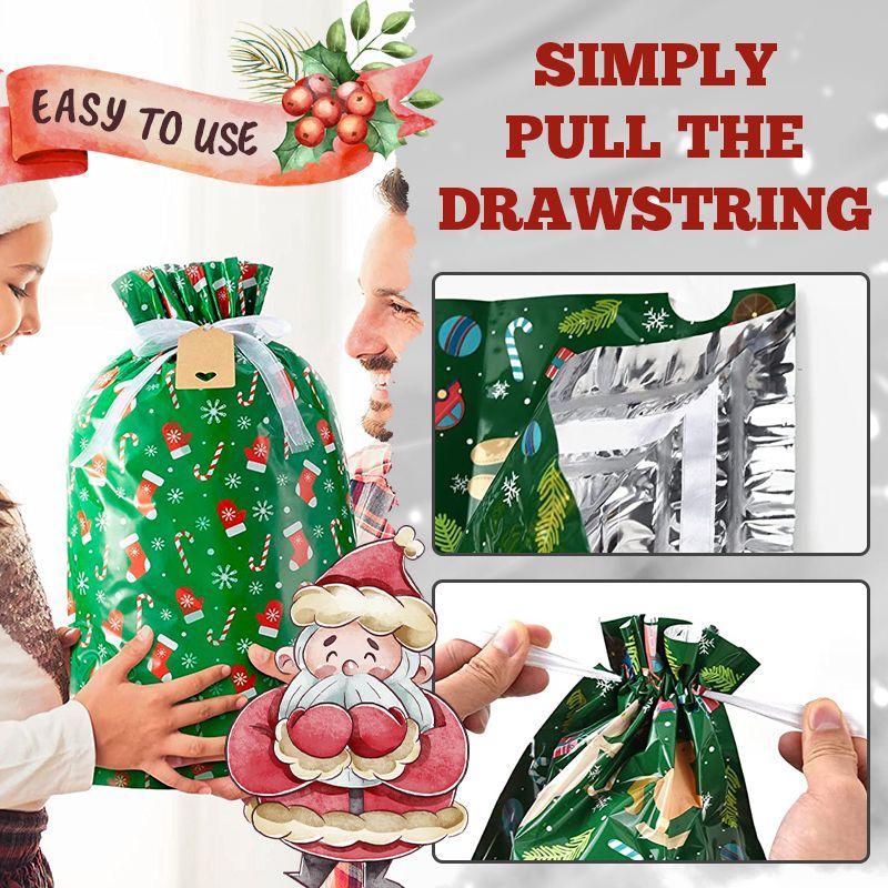 Christmas Drawstring Gift Bag