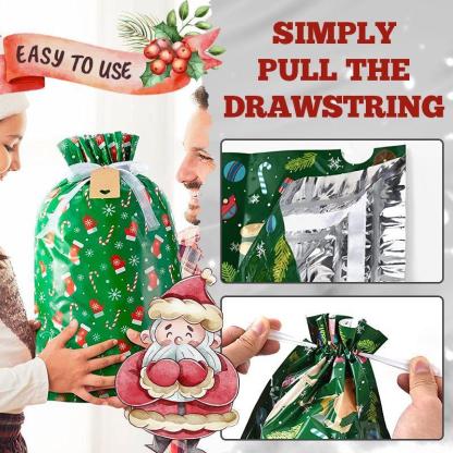 Christmas Drawstring Gift Bag