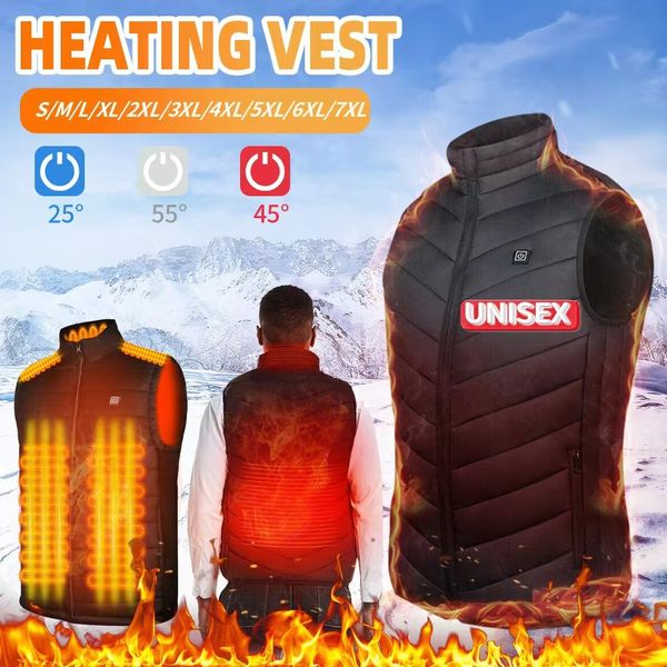 2022 Updated Version  LED Controller Heated Vest For Men & Women