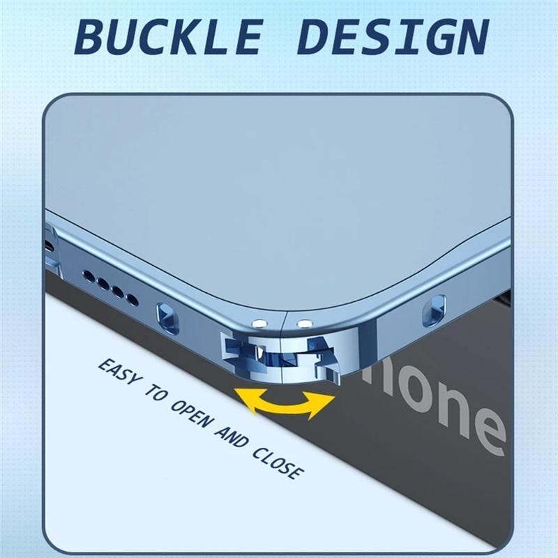 iPhone13 Hippocampus Buckle Anti-Drop Phone Case