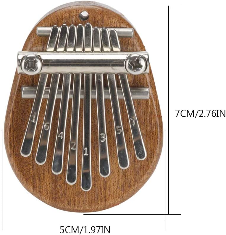 （🎅EARLY XMAS SALE - SAVE 40% OFF）Croatian Crystal 8 Keys kalimba Thumb Piano✨BUY 3 FREE SHIPPING✨t