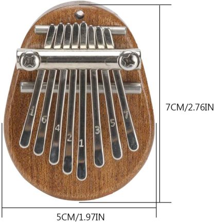 （🎅EARLY XMAS SALE - SAVE 40% OFF）Croatian Crystal 8 Keys kalimba Thumb Piano✨BUY 3 FREE SHIPPING✨t