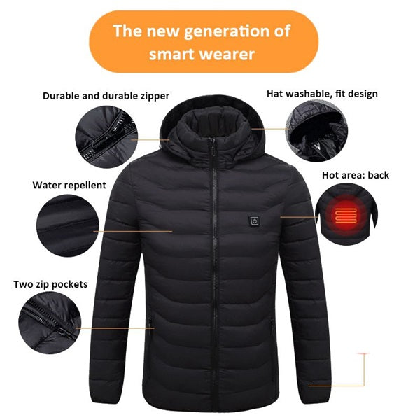 Winter Fashion Unisex Heated Jacket