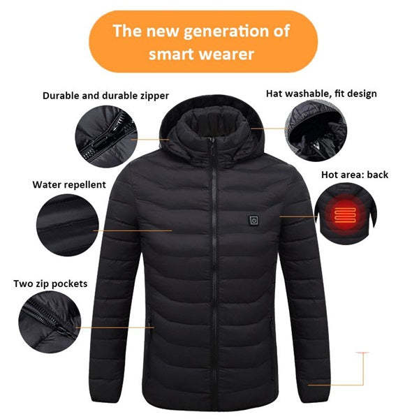 Winter Fashion Unisex Heated Jacket