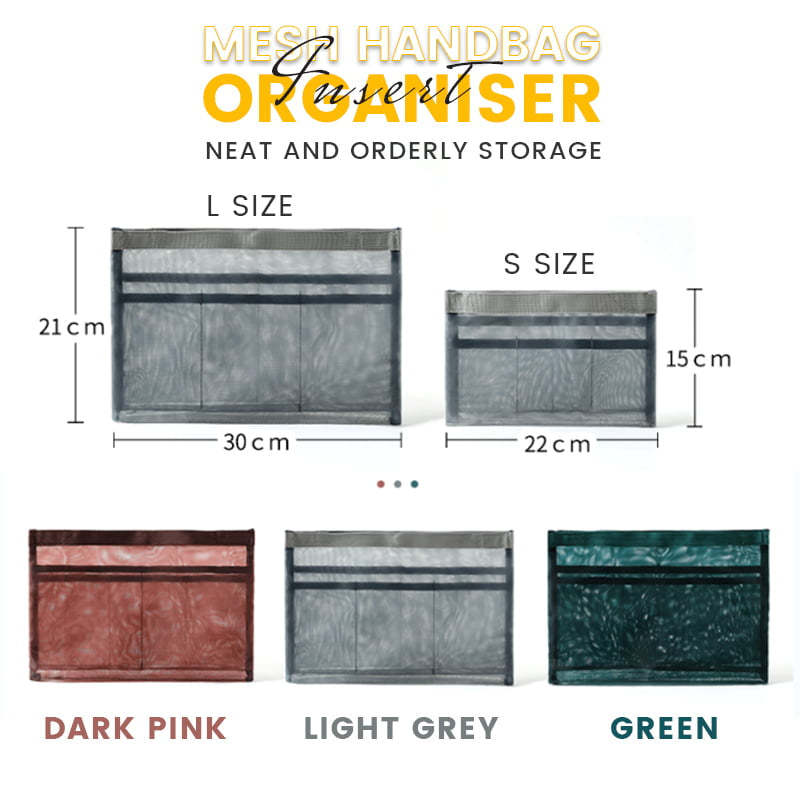Mintiml® Mesh Handbag Insert Organiser