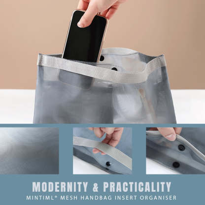 Mintiml® Mesh Handbag Insert Organiser