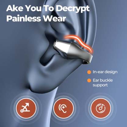 Wireless Ear Clip Bone Conduction Headphones🔥