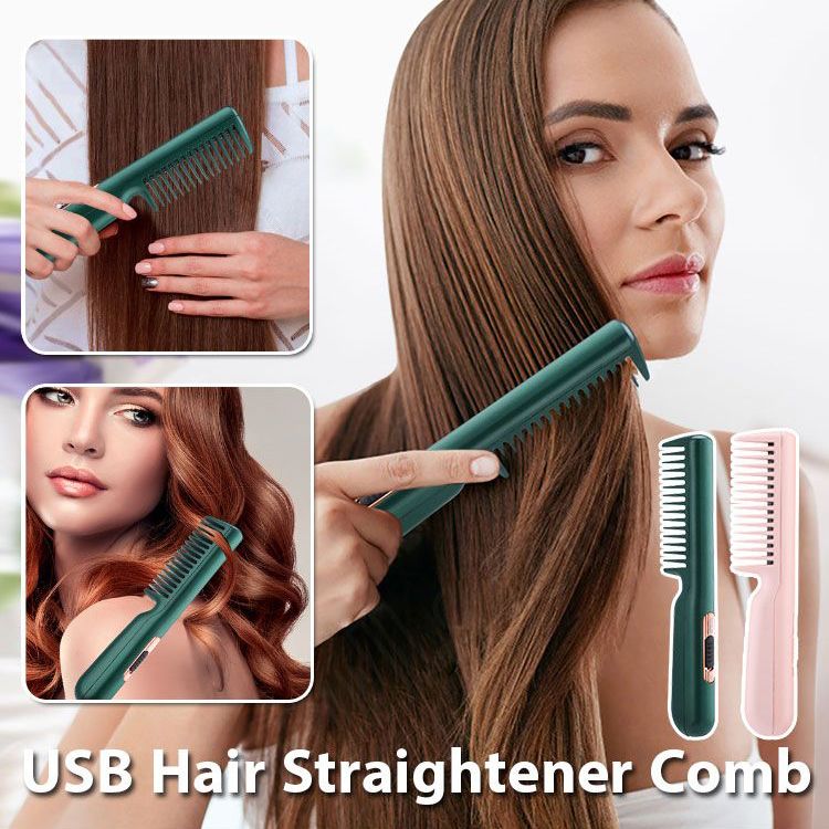 Pousbo® USB Hair Straightener Comb