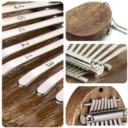 （🎅EARLY XMAS SALE - SAVE 40% OFF）Croatian Crystal 8 Keys kalimba Thumb Piano✨BUY 3 FREE SHIPPING✨t