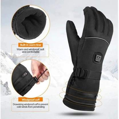 Electric Battery Heating Gloves Adjustable Temperature