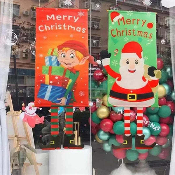 Merry Christmas Window Sign Banners