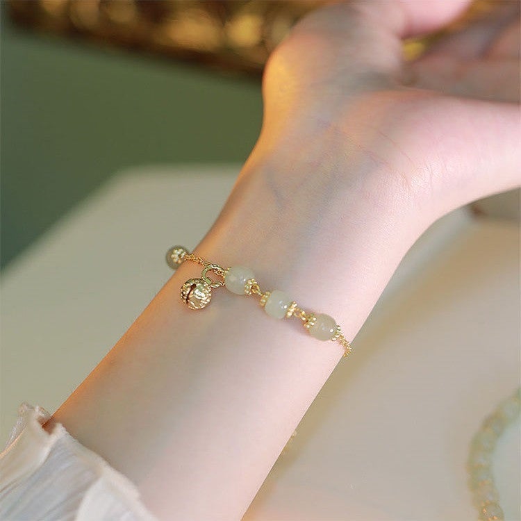 Bracelet De Cloche De Jade Hetian (Bonne chance pour la nouvelle année