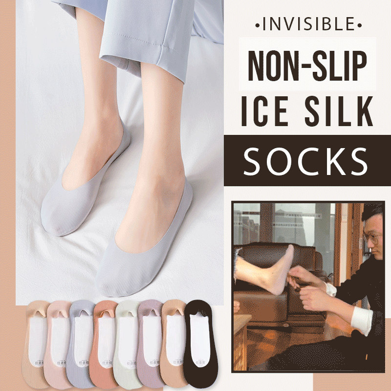 Invisible Non-slip Ice Silk Socks