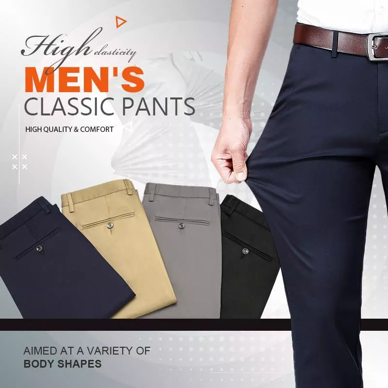 (ACHETEZ 2 LIVRAISON GRATUITE)Pantalon classique pour hommes à bonne élasticité