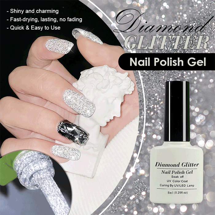 Diamond Glitter Nail Polish Gel