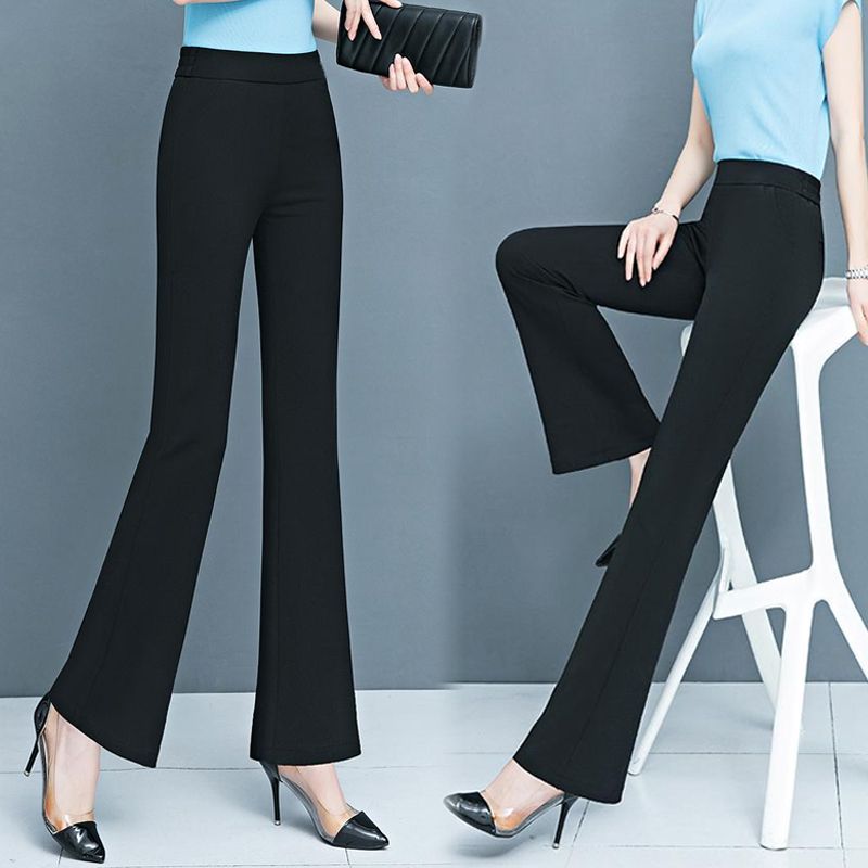 thin black pants