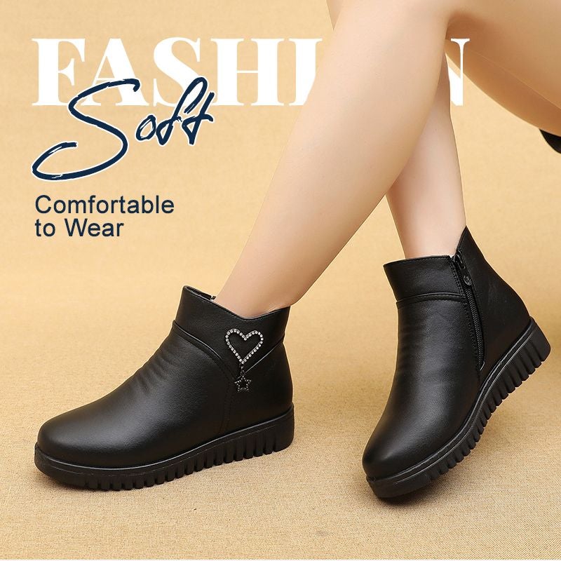 Waterproof Soft Warm Plush Ankle Boots Anti-slip