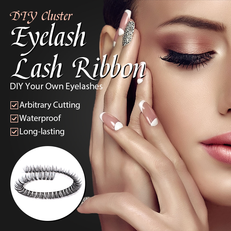 DIY Cluster Eyelash Lash Ribbon
