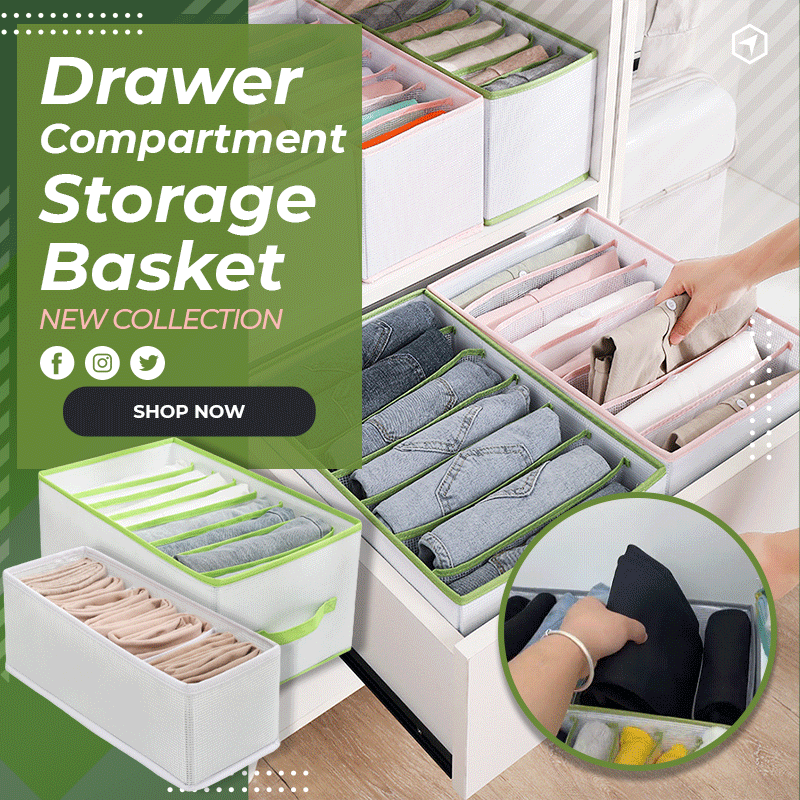 ✨Upgrade Thickened Section✨ Drawer Compartment Storage Basket