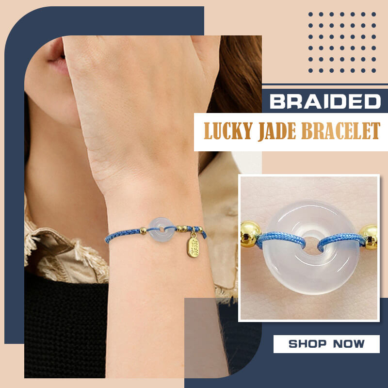 Braided Lucky Jade Bracelet
