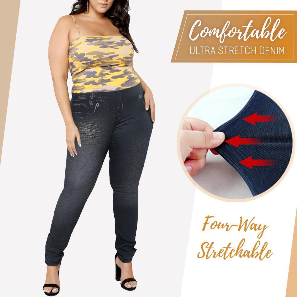 Plus Size Perfect Fit Jeans Leggings🔥[Buy 2 Free Shipping ]