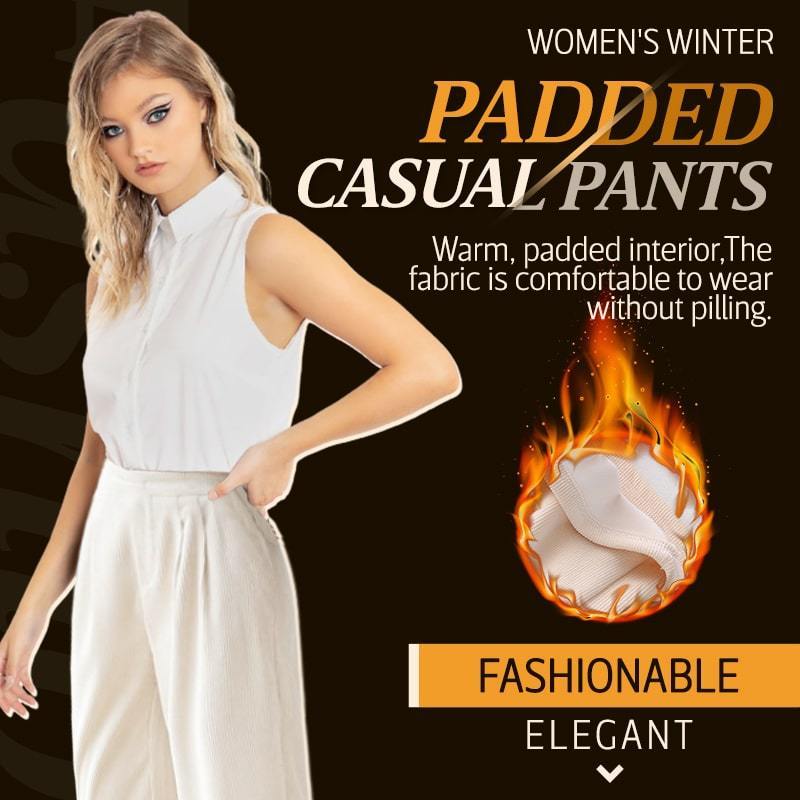 Women\'s Winter Padded Casual Pants