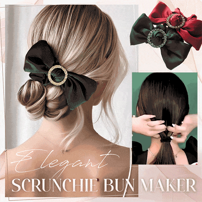 Elegant Scrunchies Bun Maker