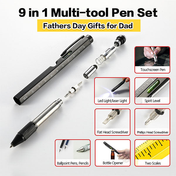 9 In 1 Multifunctional Tool Pen