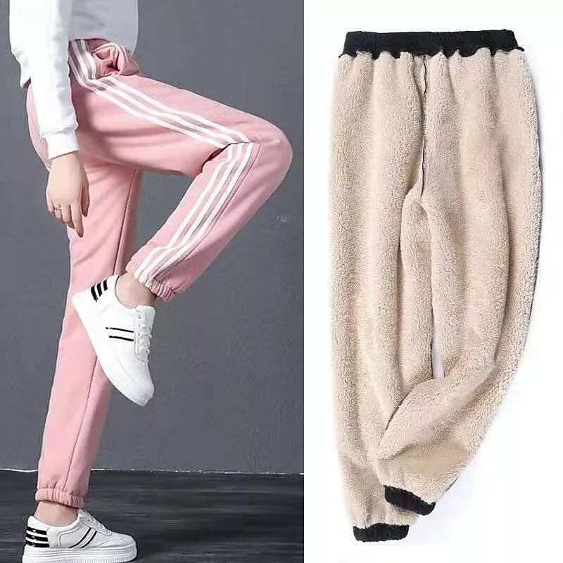 [Hot Sale] Women’s Warm Fleece Cotton Joggers Sweatpants