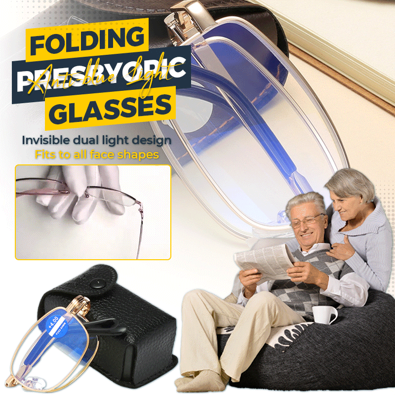 Anti-blue Light Folding Presbyopic Glasses