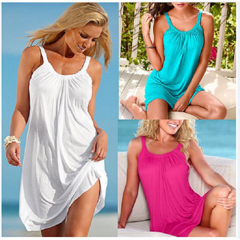 Women's Summer Soft Comfortable Loose Halter Dress