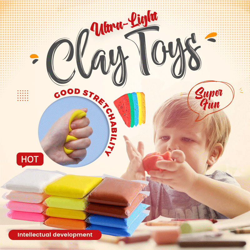 Ultra-Light Clay Toys