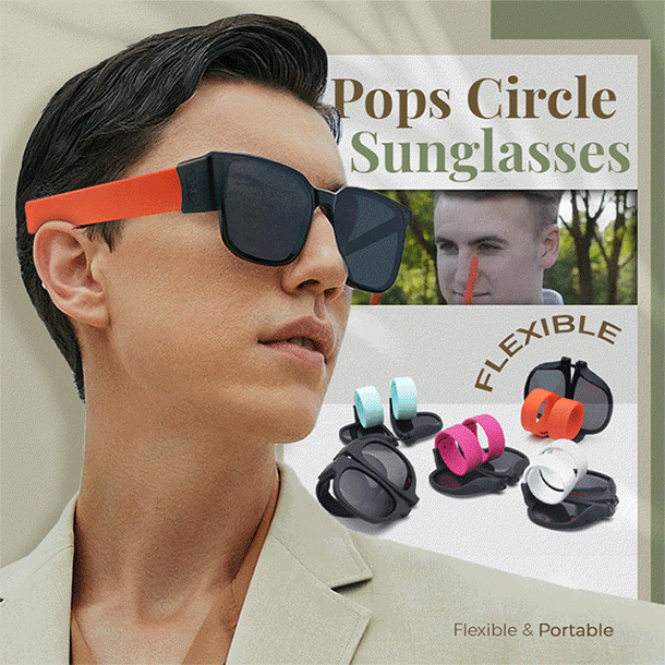 Flexible Pops Circle Sunglasses