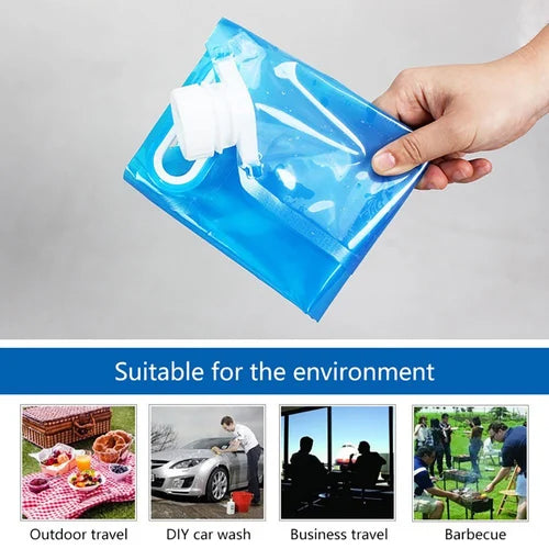 🔥2022 New Sale🔥Outdoor Folding Water Bag With Faucet Car Water Storage Bag