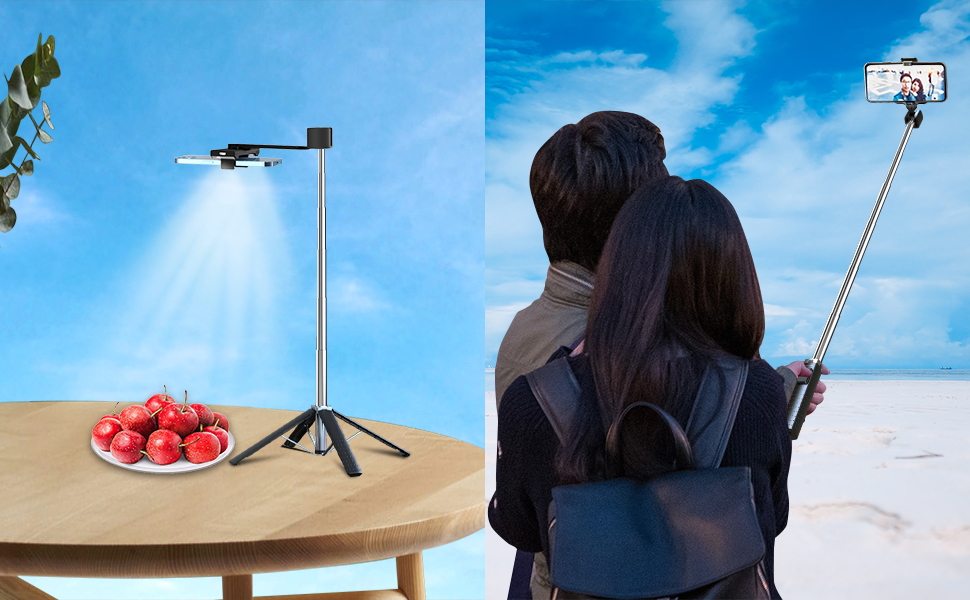 Versatile 3 in 1 Selfie Stick Tripod