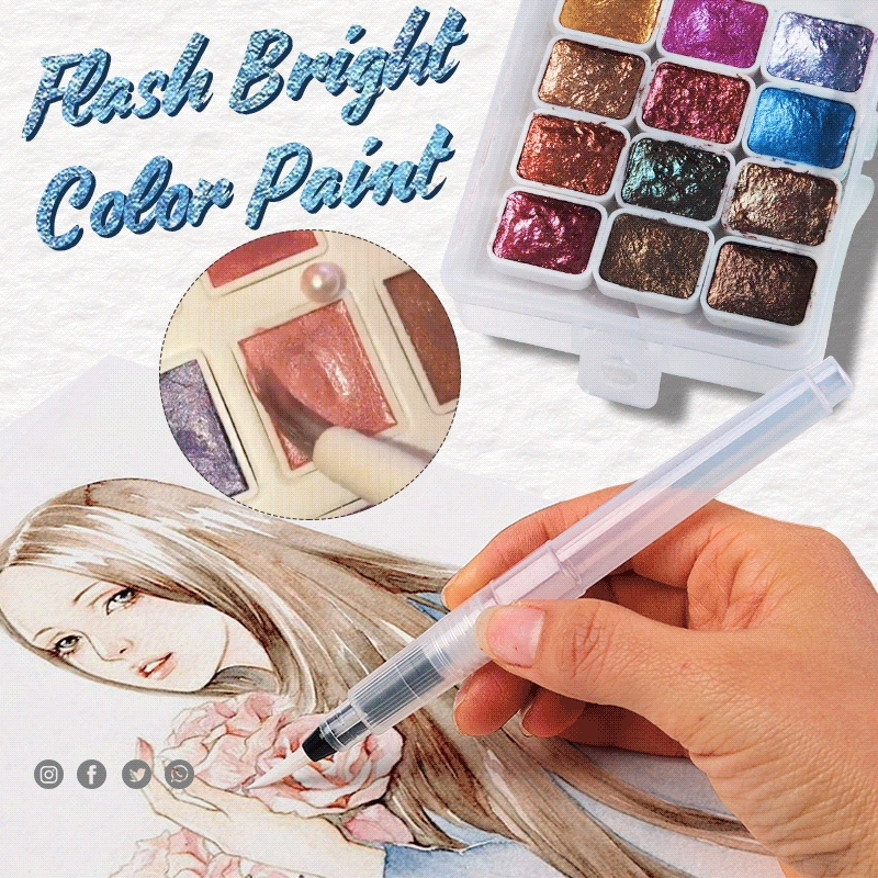 Flash Bright Color Paint - luckyeo