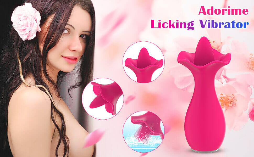 tongue licking g spot vibrator