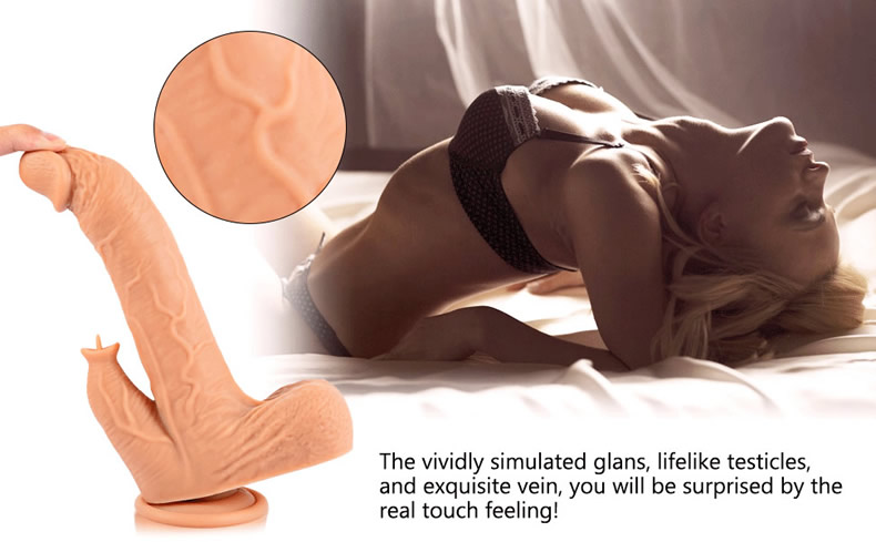 vibrating thrusting dildo